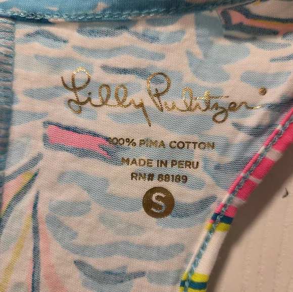 Lilly Pulitzer Melle Trapeze Tank Dress in You Gotta Regatta Small - Picture 2 of 4